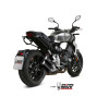 Silencieux MIVV Double MK3 carbone/casquette inox Honda CB1000R