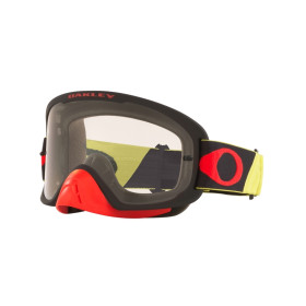 Masque OAKLEY O Frame 2.0 Pro MX Tuff Blocks Yellow Red écran clair