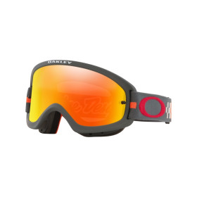 Masque OAKLEY O Frame 2.0 Pro XS MX Troy Lee Design Checkerboard Red écran Fire Iridium