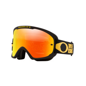 Masque OAKLEY O Frame 2.0 Pro MTB Troy Lee Design Patriot Pinstripe Yellow écran Fire Iridium