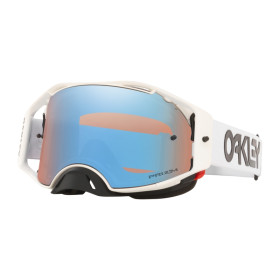 Masque OAKLEY Airbrake MX Factory Pilot White écran Prizm MX Sapphire iridium