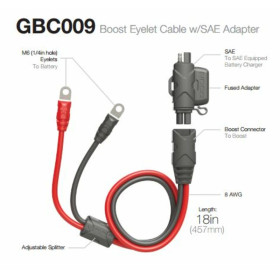 Câble rallonge NOCO Booster Oeillets / SAE 50 cm