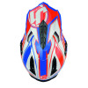 Casque Just1 J12 Flame rouge/bleu taille XS