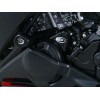 Couvre-carter gauche R&G RACING noir Honda CBR250RR