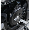 Couvre-carter gauche R&G RACING noir Yamaha YZF-R125