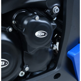 Couvres-carter droit (démareur & pompe à eau) R&G RACING noir Suzuki GSX1000S