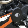 Couvre-carter gauche R&G RACING noir KTM Duke 125