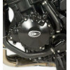 Couvre-carter gauche R&G RACING noir Triumph Speed Triple 1050