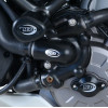 Couvre-carter gauche R&G RACING Black Ducati Multistrada 1260