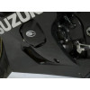 Kit couvre-carter R&G RACING noir Suzuki GSX-R600 (2 pièces)