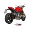 Silencieux MIVV GP Pro carbone/casquette inox Ducati Monster 1200