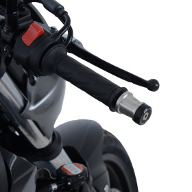 Embouts de guidon R&G RACING noir Suzuki SV650X