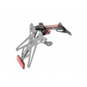 Support de plaque LIGHTECH réglable avec éclairage et réflecteur rouge Ducati Panigale V4