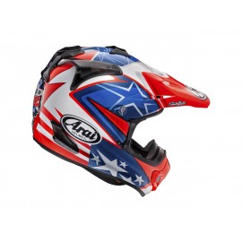 Casque ARAI MX-V Hayden WSBK Bleu/Rouge