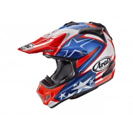Casque ARAI MX-V Hayden WSBK Bleu/Rouge