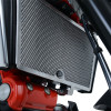 Protection de radiateur R&G RACING noir Aprilia Shiver 900