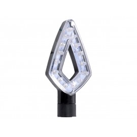 CLIGNOTANTS OXFORD SIGNAL 3 LED NOIR MAT UNIVERSEL