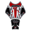Protection de réservoir MOTOGRAFIX 4pcs Union Jack rouge Triumph