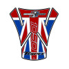 Protection de réservoir MOTOGRAFIX 1pcs Union Jack Triumph Speed Triple 1050/1050 R