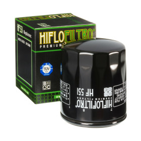 Filtre à huile HIFLOFILTRO HF551 noir Moto Guzzi