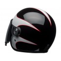 Casque BELL Riot Gloss White/Black/Red Boost taille S
