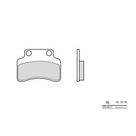 Plaquettes de frein BREMBO 07018CC organique