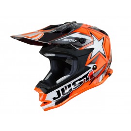 Casque JUST1 J32 Moto X orange taille S