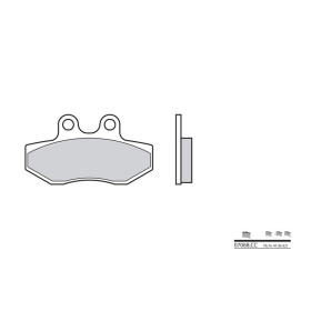 Plaquettes de frein BREMBO 07068CC organique Yamaha Cygnus X 125/MBK Flame X 125