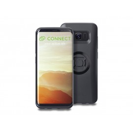 Pack complet SP-CONNECT Moto Bundle fixé sur guidon Samsung S8