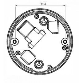 Compteur multifonction KOSO noir Yamaha XV950,R/SCR950