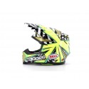 Casque BELL Moto-9 Flex Tagger Mayhem Gloss Green/Black/White taille XL