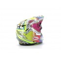 Casque BELL Moto-9 Flex Tagger Mayhem Gloss Green/Black/White taille S