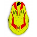 Casque UFO Diamond jaune fluo/rouge taille S