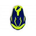 Casque UFO Diamond bleu/jaune fluo taille L