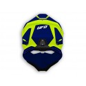 Casque UFO Diamond bleu/jaune fluo taille S