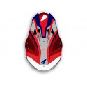 Casque UFO Diamond gris/rouge/blanc taille XL