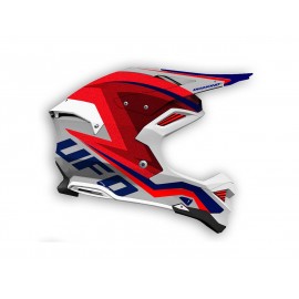 Casque UFO Diamond gris/rouge/blanc taille M