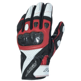 Gants RST Stunt III CE cuir/textile - rouge taille S/08