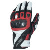 Gants RST Stunt III CE cuir/textile - rouge taille 2XL/12