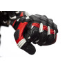 Gants RST Axis CE cuir - rouge taille M
