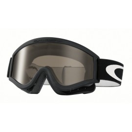 Masque OAKLEY L Frame Sand Jet Black écran gris + transparent
