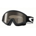 Masque OAKLEY L Frame Sand Jet Black écran gris + transparent