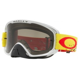 Masque OAKLEY O Frame 2.0 Checked Finish Yellow/Red écran Dark Grey