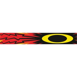 Masque OAKLEY Airbrake High Voltage Yellow/Red écran Prizm MX Torch Iridium
