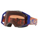 Masque OAKLEY Airbrake Dazzle Dyno Orange/Blue écran Prizm MX Bronze