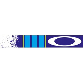 Masque OAKLEY Airbrake Pinned Race Blue/Green écran Prizm MX Jade Iridium