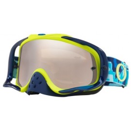 Masque OAKLEY Crowbar Thermo Camo Blue/Lime écran Black Iridium