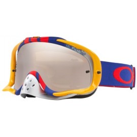 Masque OAKLEY Crowbar Pinned Race Red/Blue écran Black iridium