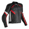 Veste RST Sabre Airbag cuir - noir/blanc/rouge taille XS