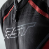 Veste RST Sabre Airbag cuir - noir/blanc/rouge taille XS